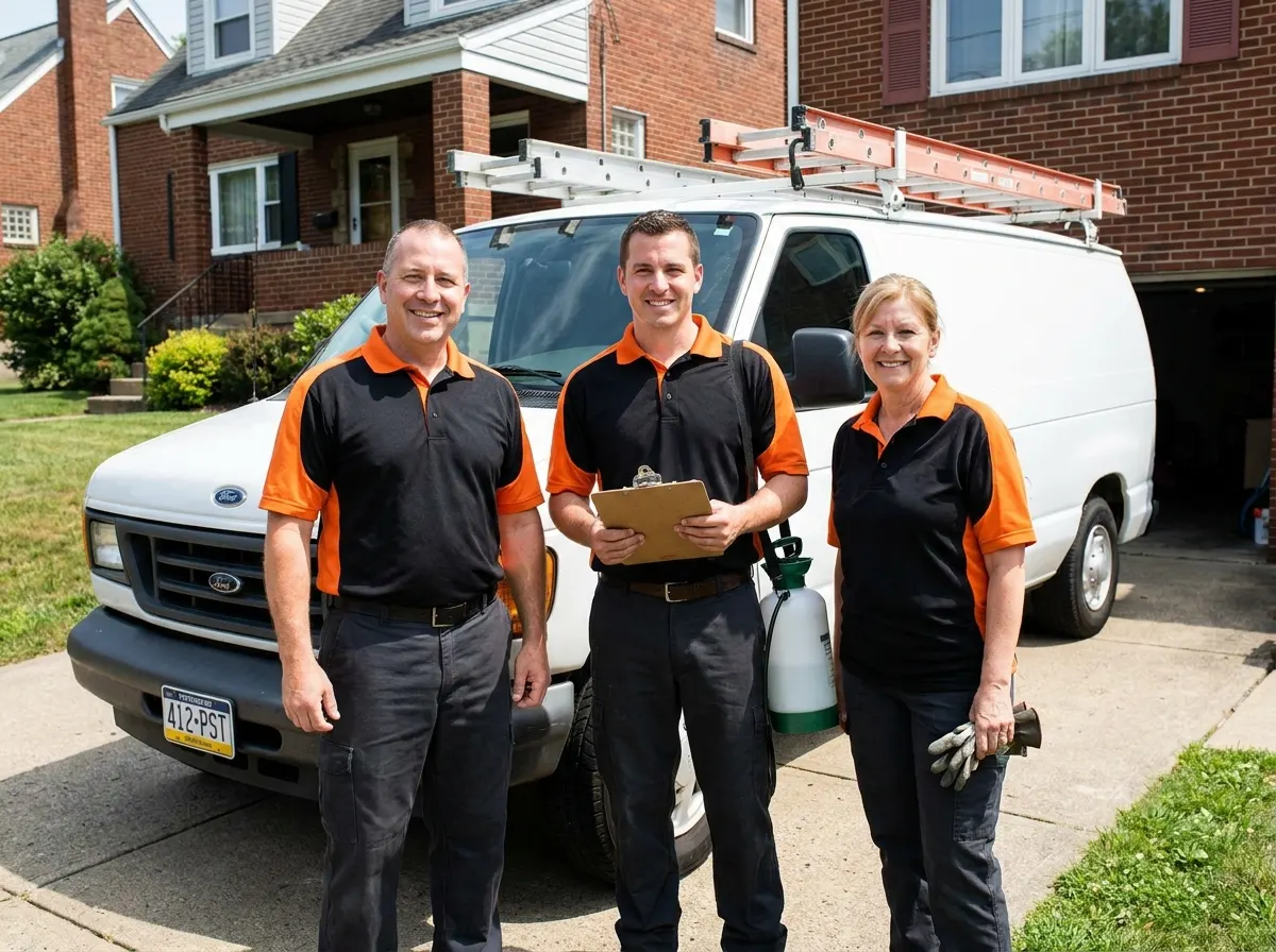 The Rendivo Exterminators team, pest control services in Pittsburgh, PA